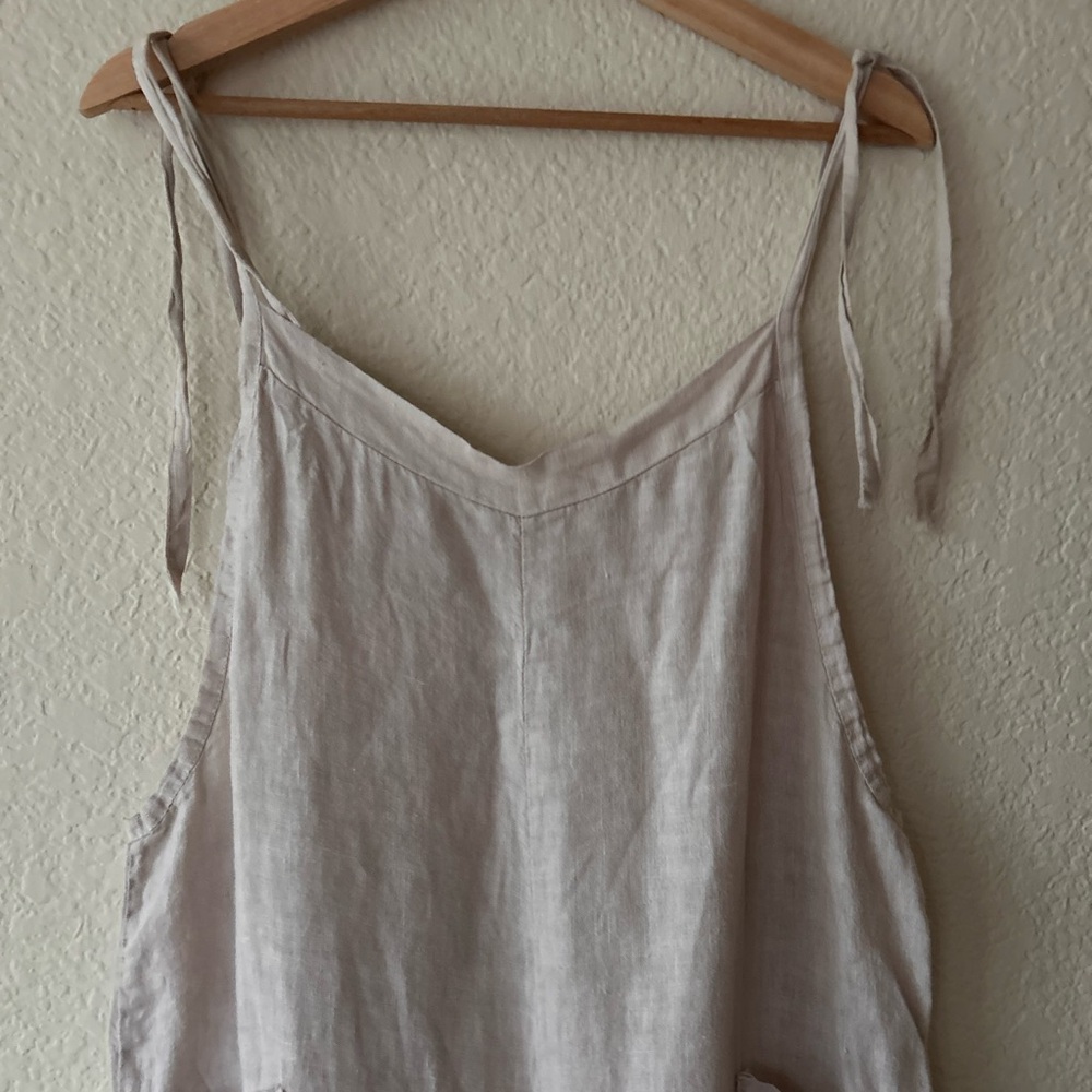 Beachwood baby - 100% linen jumpsuit or overall